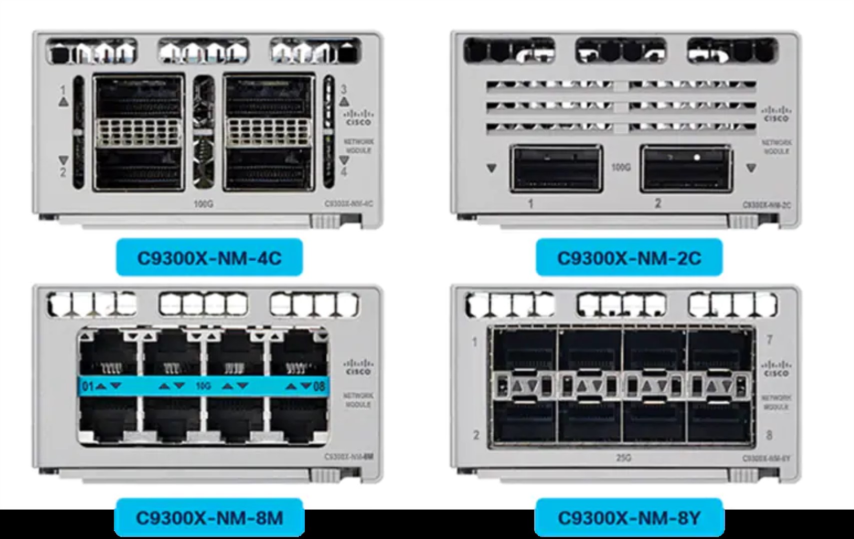 Cisco Catalyst 9300 8 x 10G/1G SFP+ Network Module - C9300-NM-8X